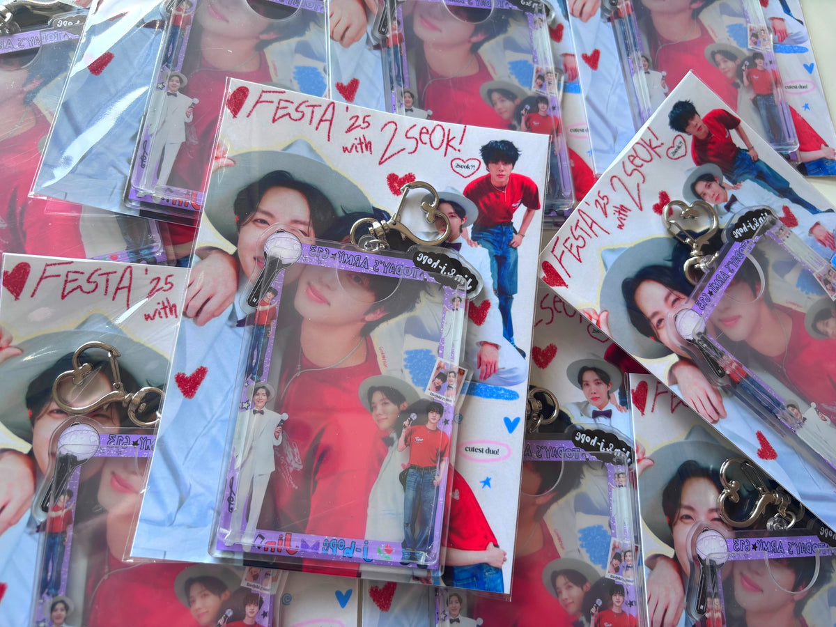 BTS Jin y J-Hope - FESTA 2025 - Portatarjetas