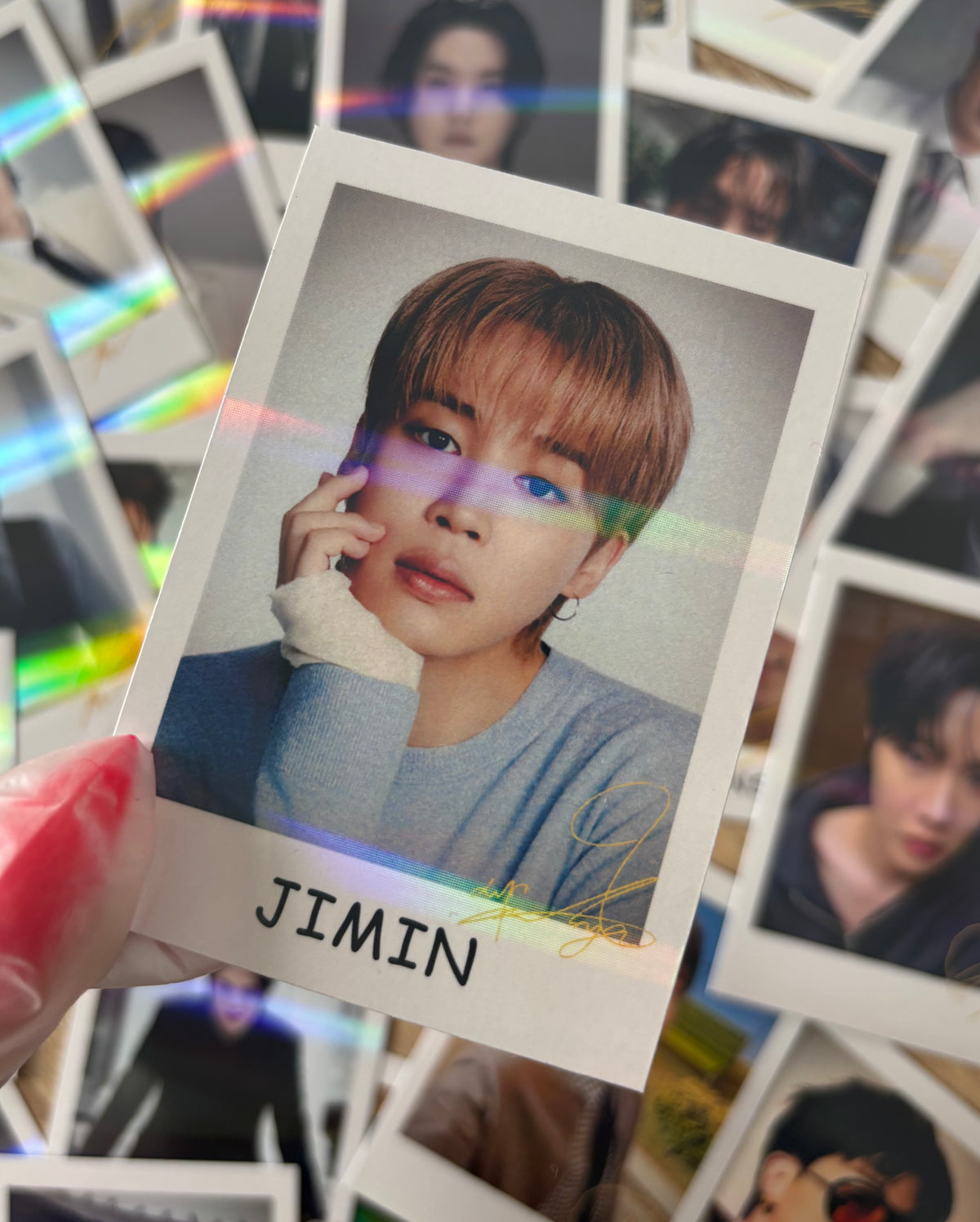 BTS Jimin - Holo Polaroids