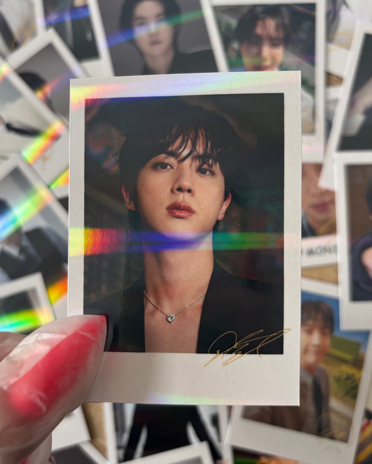 BTS Jin - Holo Polaroids