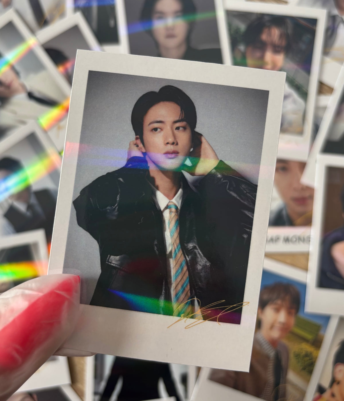 BTS Jin - Holo Polaroids