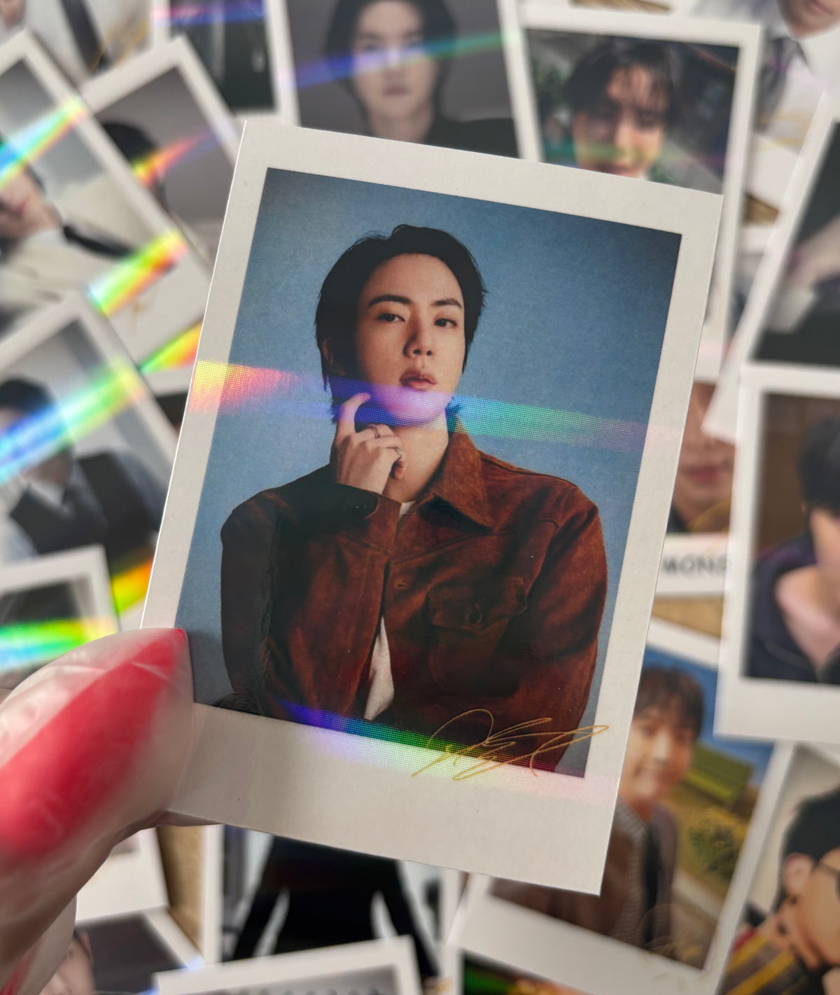 BTS Jin - Holo Polaroids
