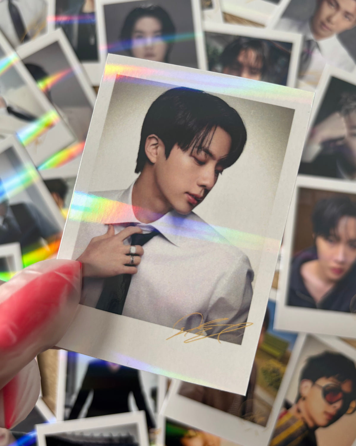 BTS Jin - Holo Polaroids
