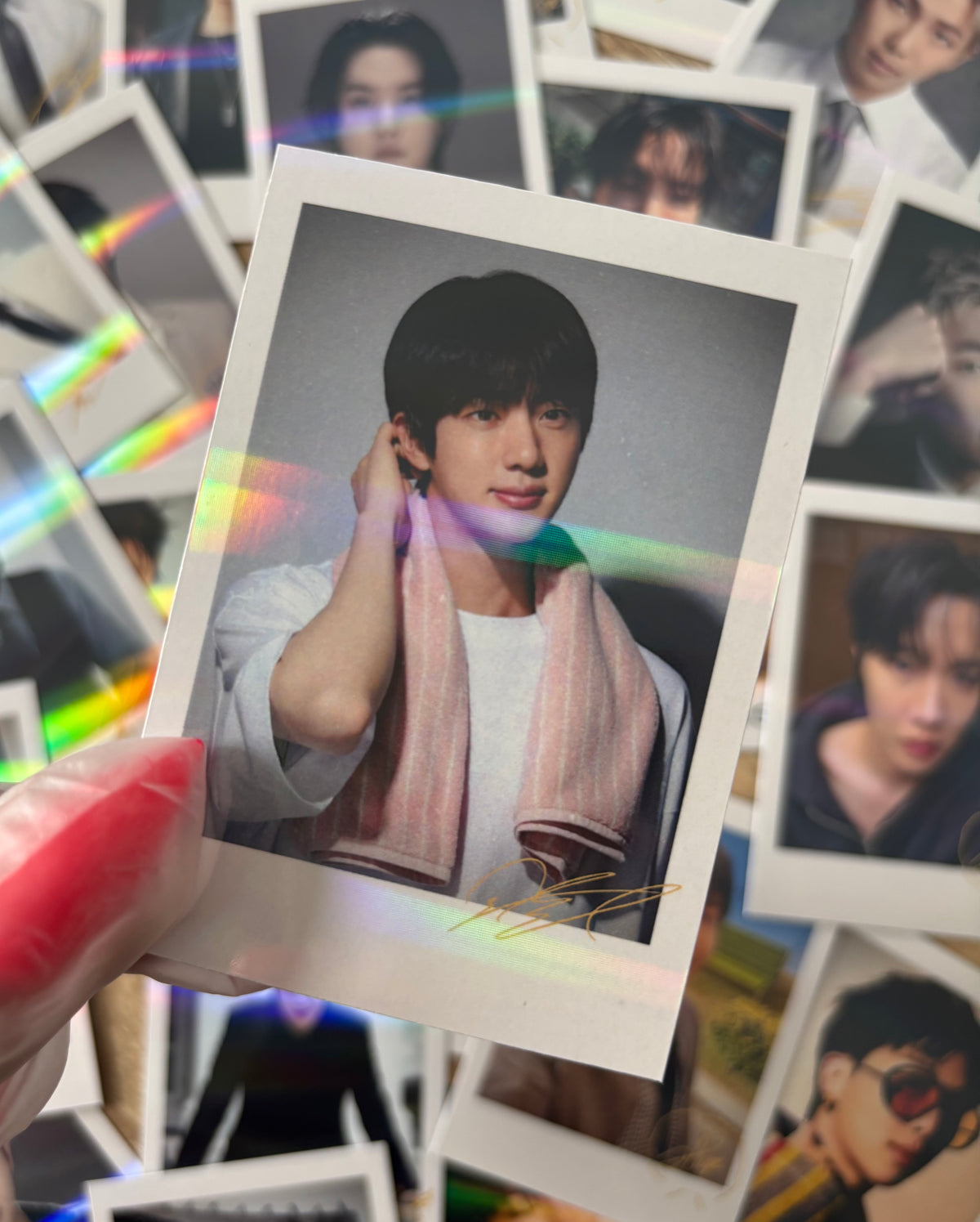 BTS Jin - Holo Polaroids