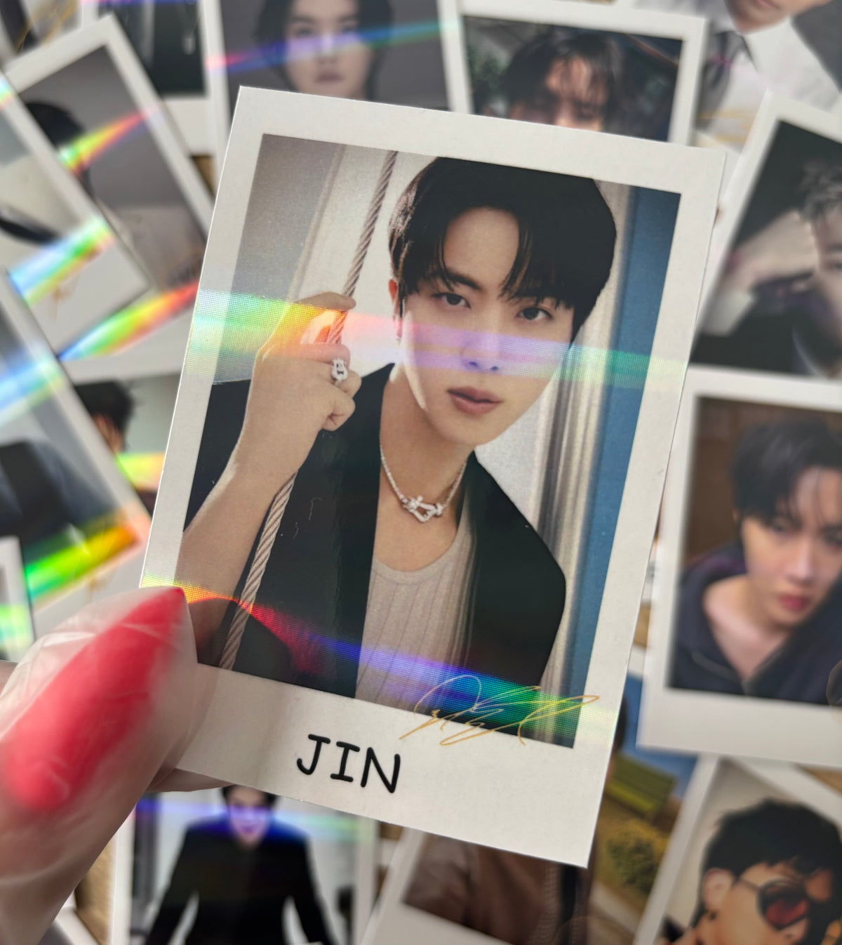BTS Jin - Holo Polaroids