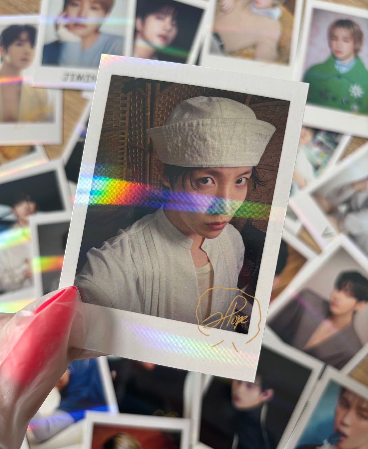 BTS J-Hope - Holo Polaroids