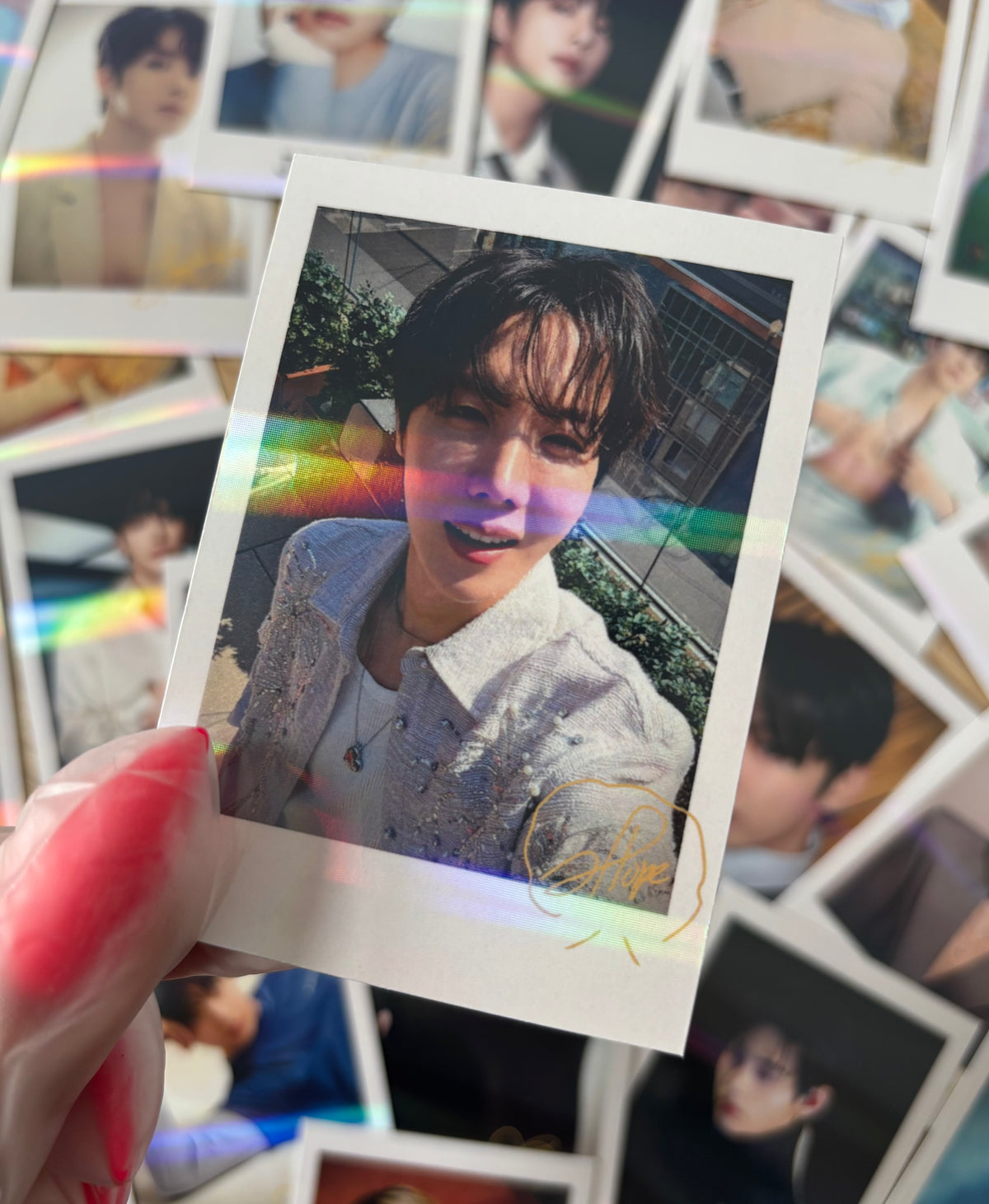 BTS J-Hope - Holo Polaroids