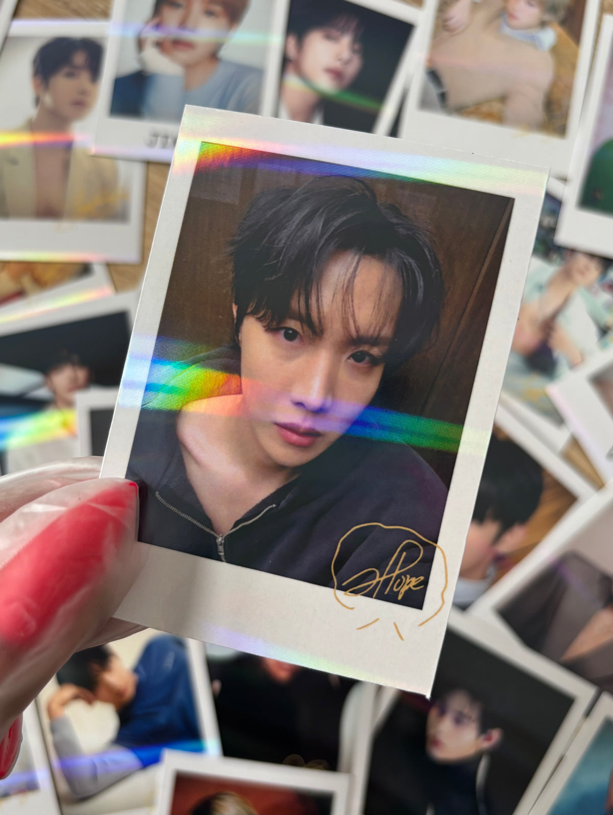 BTS J-Hope - Holo Polaroids