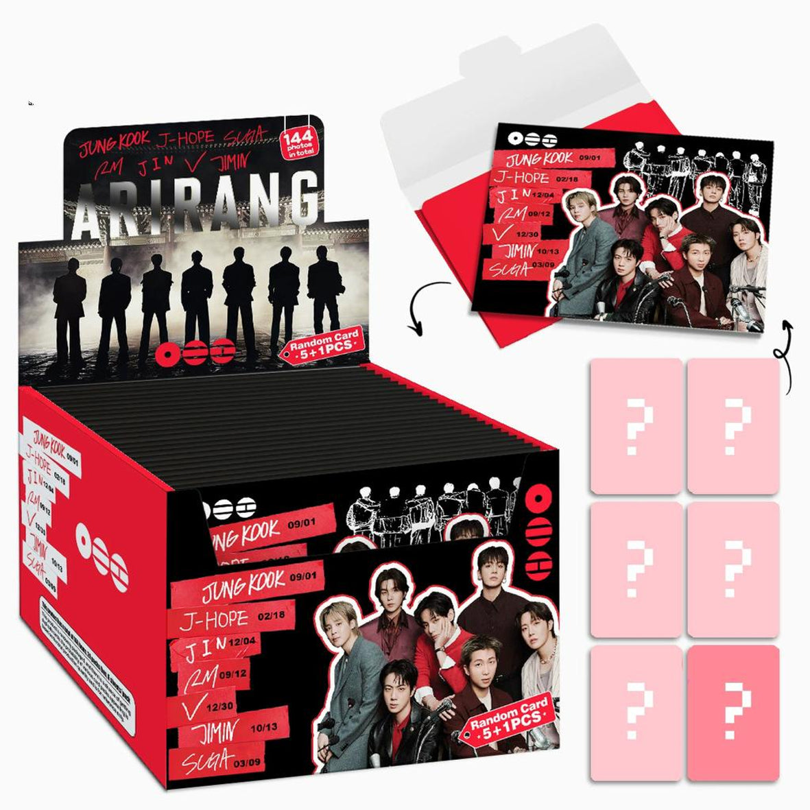 BTS - Arirang - Random Holographic Cards - Big Bag