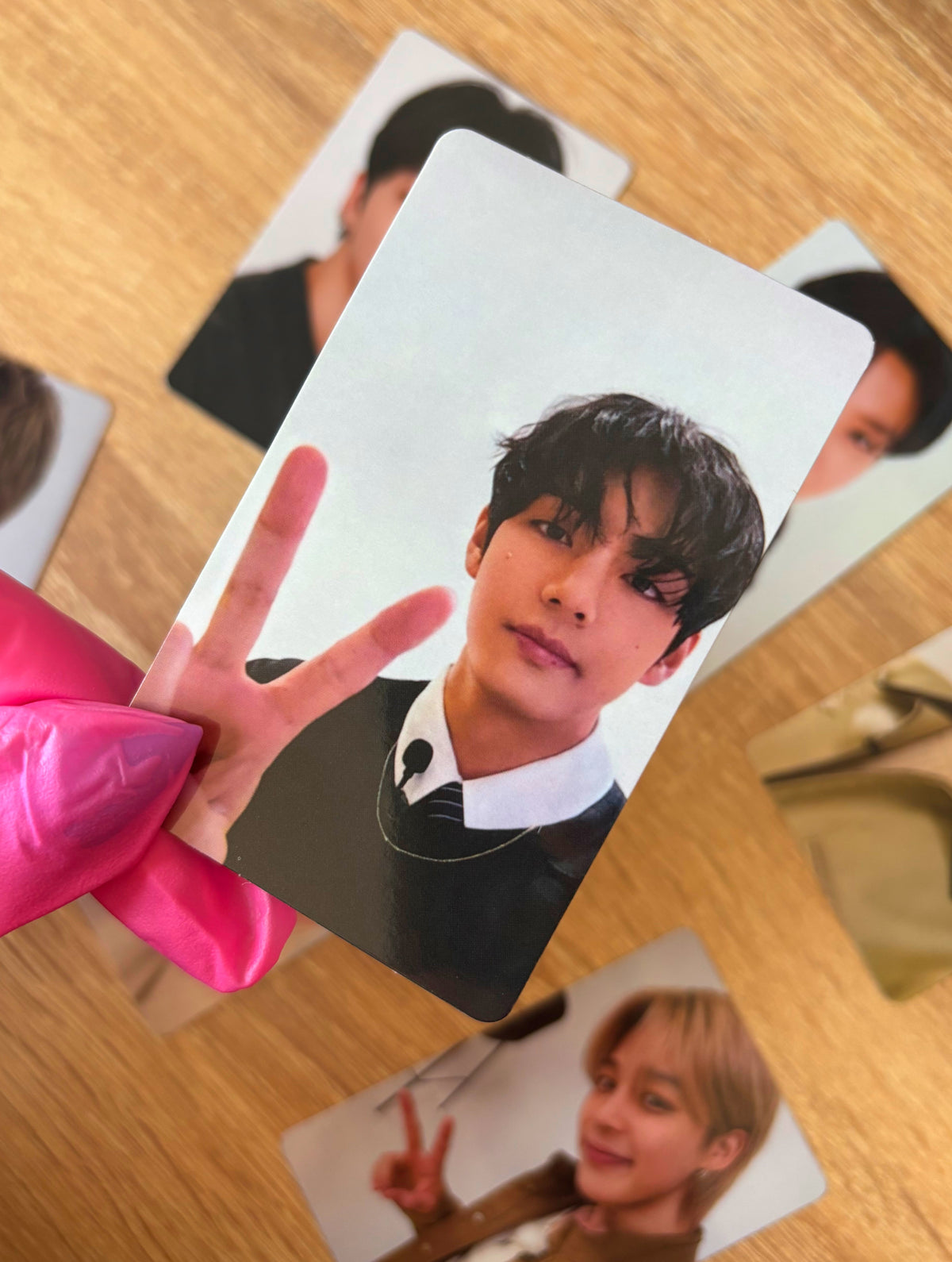 BTS - Álbum Arirang - POBs globales de WEVERSE (selfie A) [fotocards]