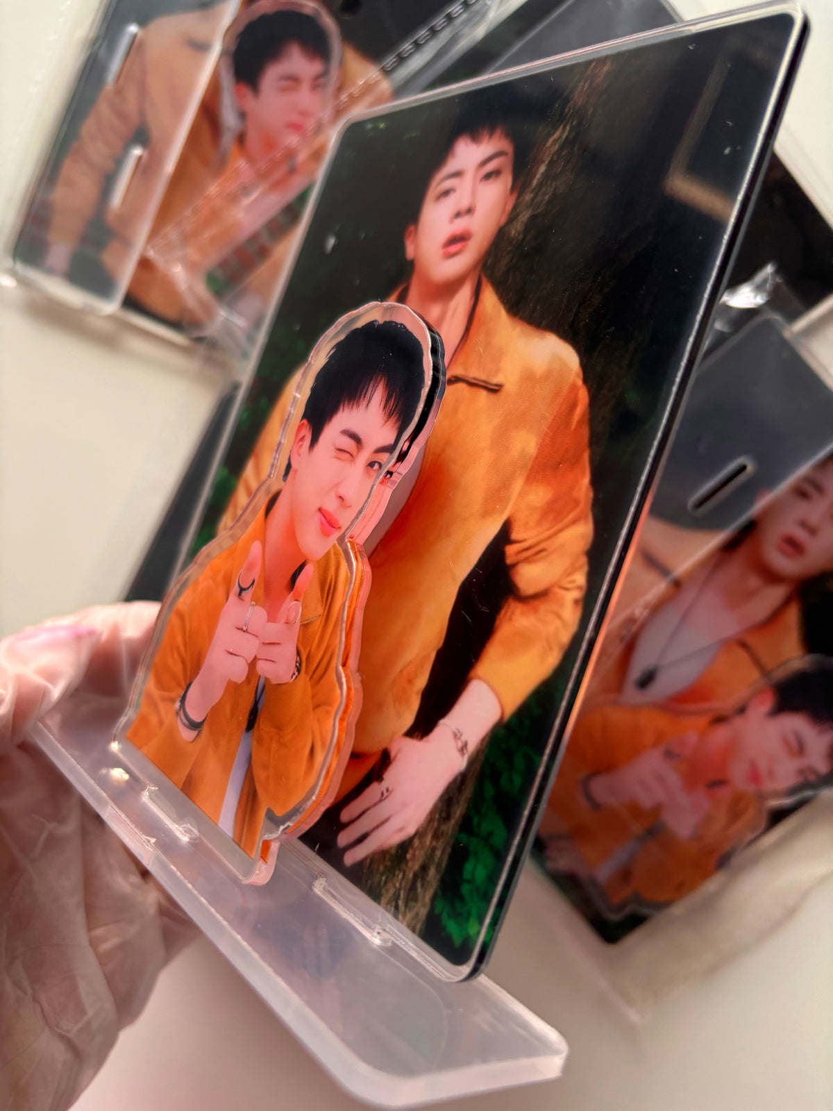 BTS Jin - Dwustronna akrylowa figurka stojąca
