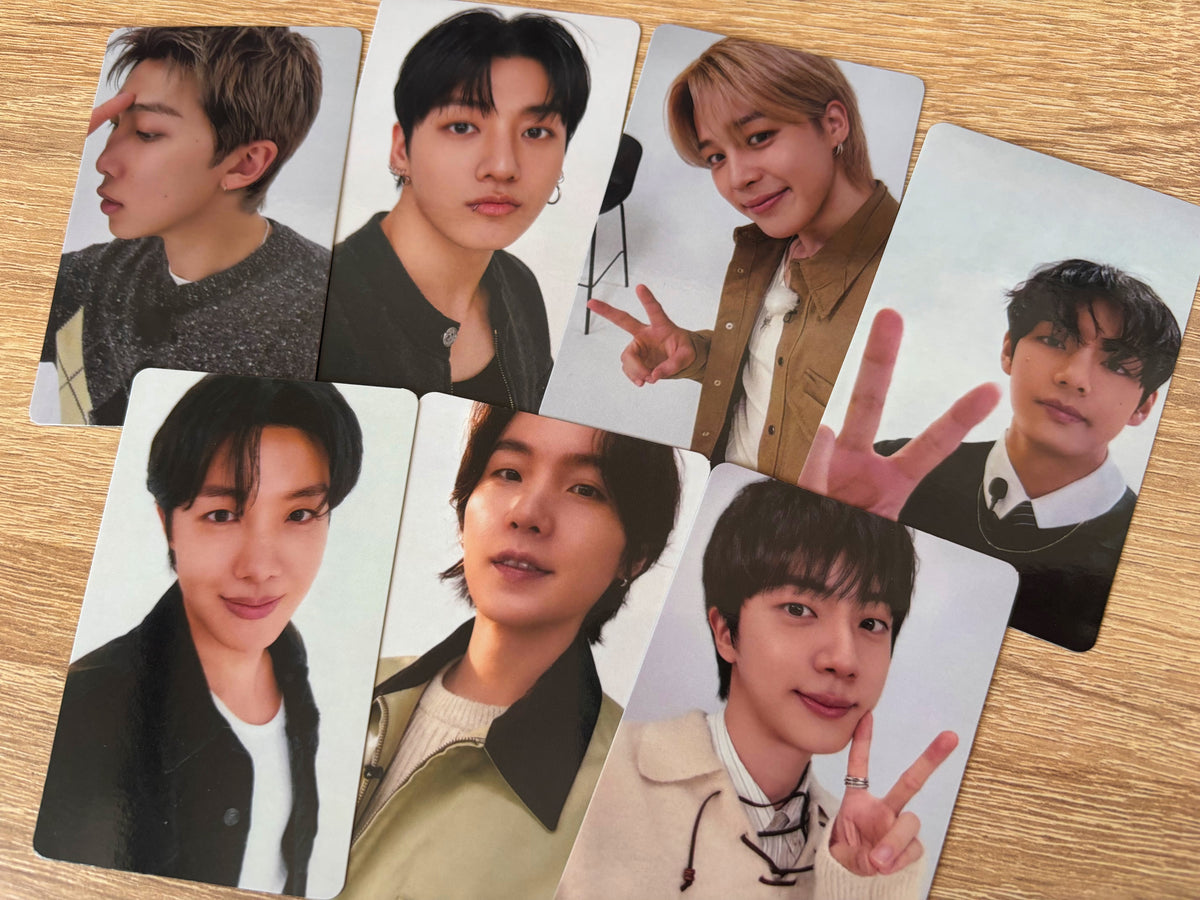 BTS - Álbum Arirang - POBs globales de WEVERSE (selfie A) [fotocards]