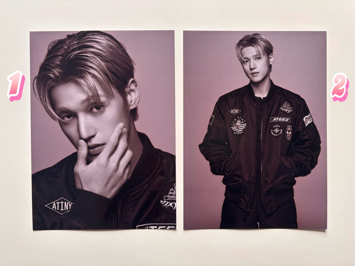ATEEZ - Colaboración AVIREX [pósteres]