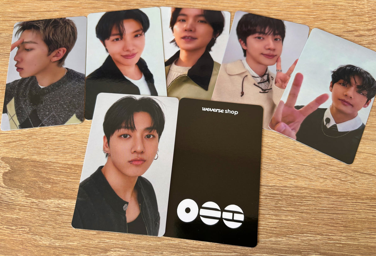 BTS - Álbum Arirang - POBs globales de WEVERSE (selfie A) [fotocards]