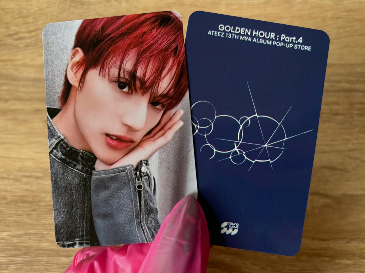 ATEEZ - GOLDEN HOUR : Part.4"-Lucky Draw [photocards]