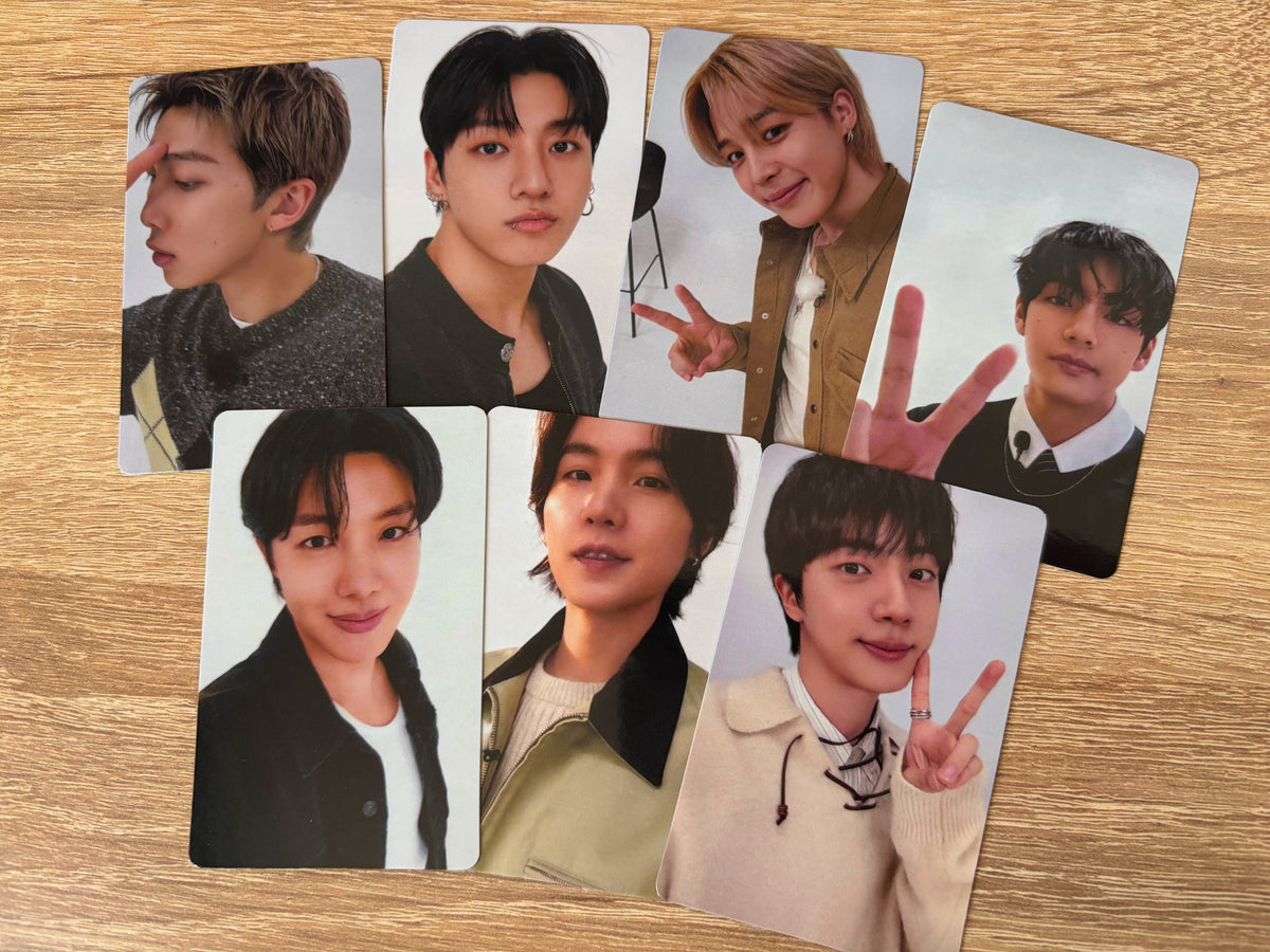 BTS - Álbum Arirang - POBs globales de WEVERSE (selfie A) [fotocards]