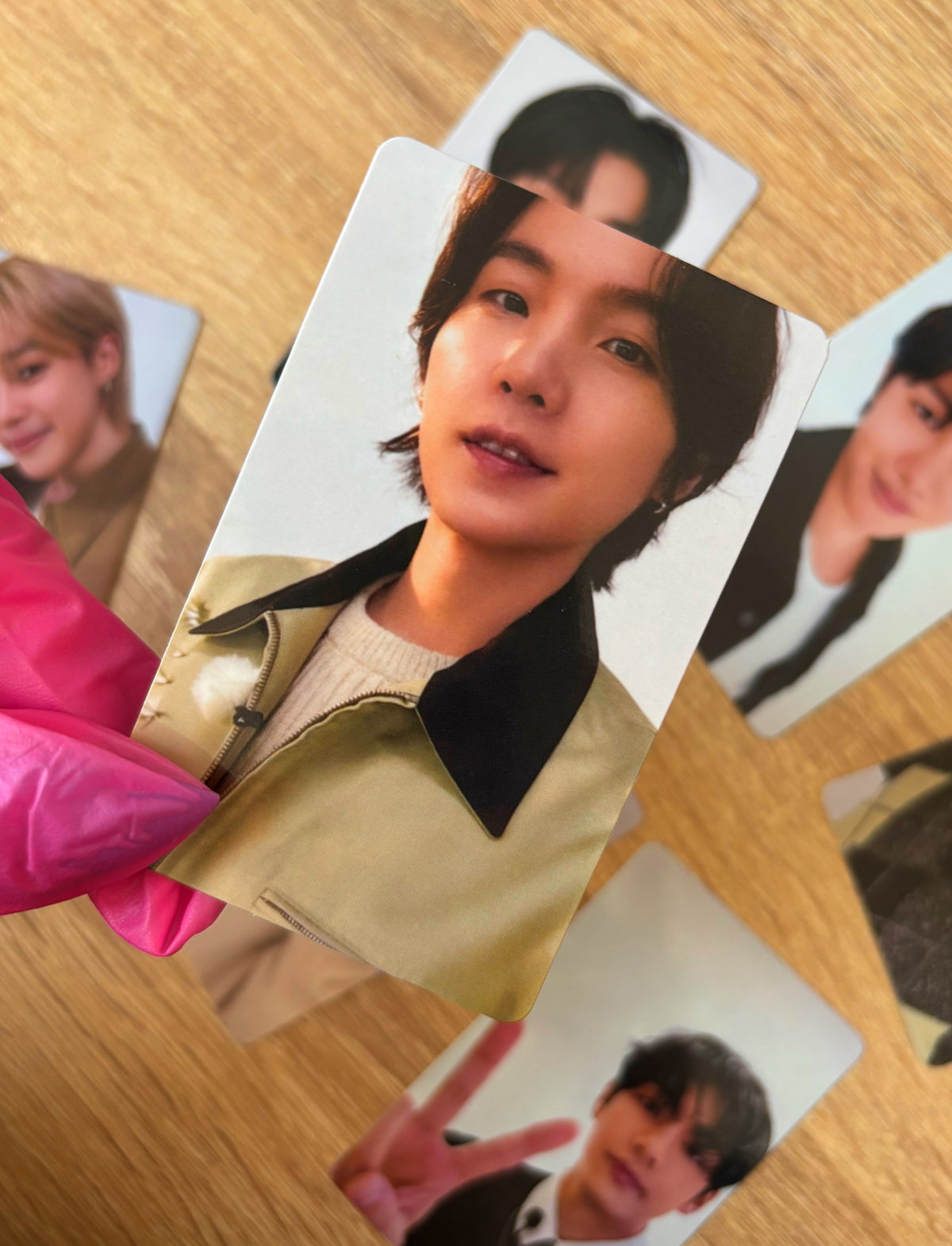 BTS - Álbum Arirang - POBs globales de WEVERSE (selfie A) [fotocards]