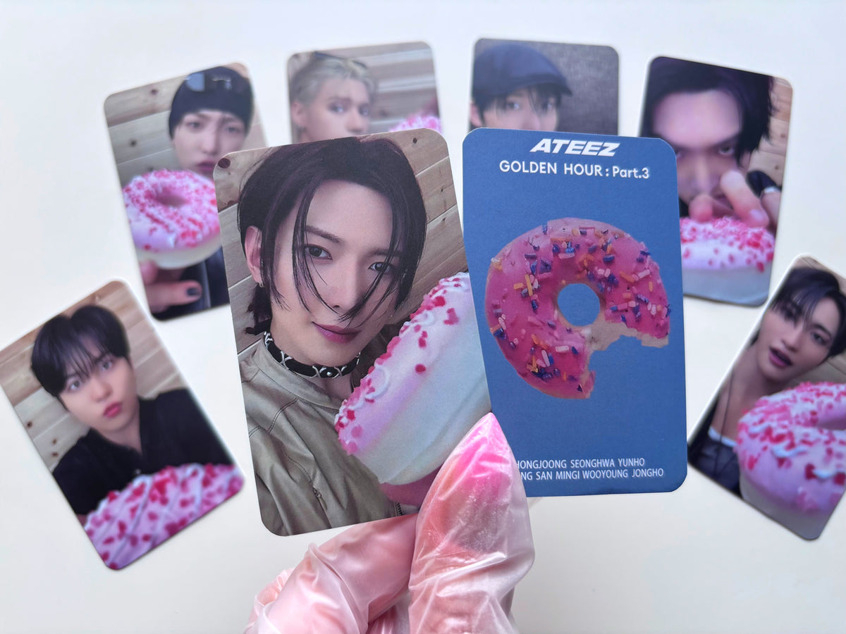 ATEEZ - Golden Hour Pt.3 POB versión Donut [photocards]