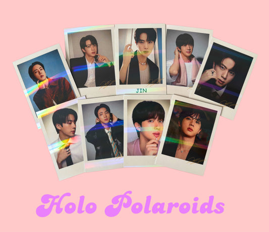 BTS Jin - Holo Polaroids