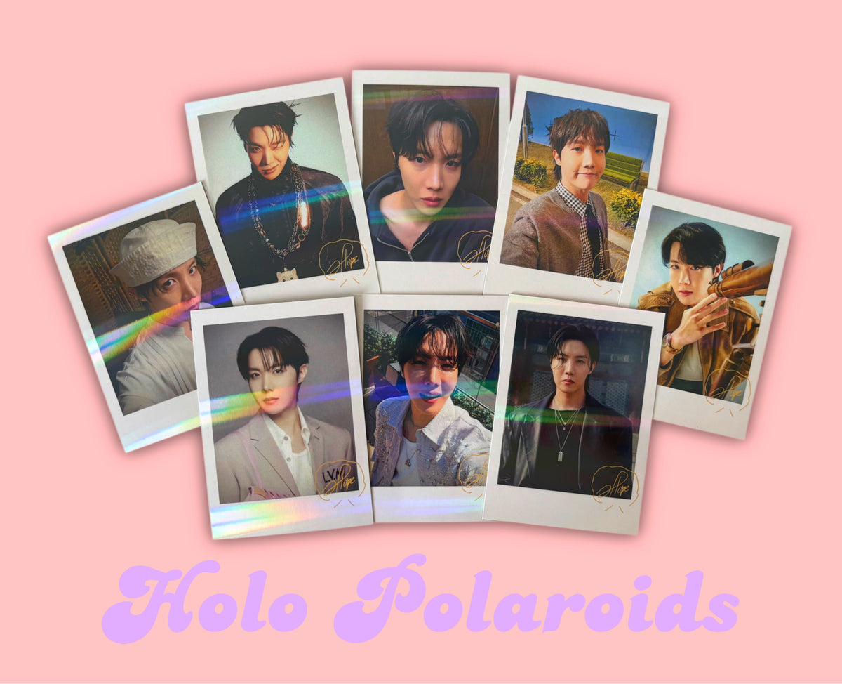 BTS J-Hope -  Holo Polaroids