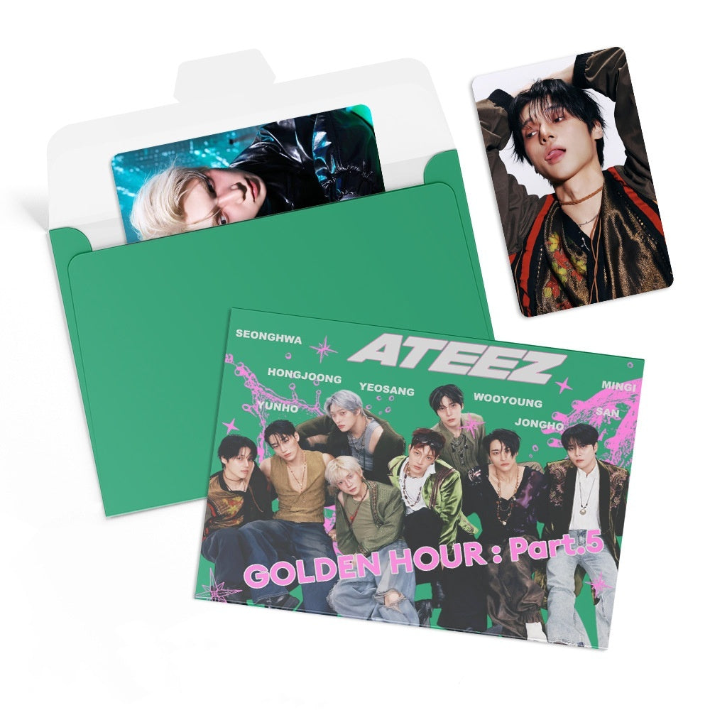 ATEEZ - Random Holographic Cards - Big Bag - GOLDEN HOUR Part.5
