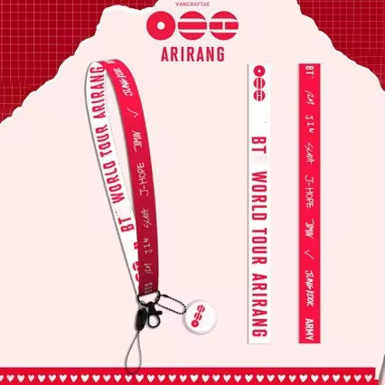 BTS - Cordón para llaves Arirang