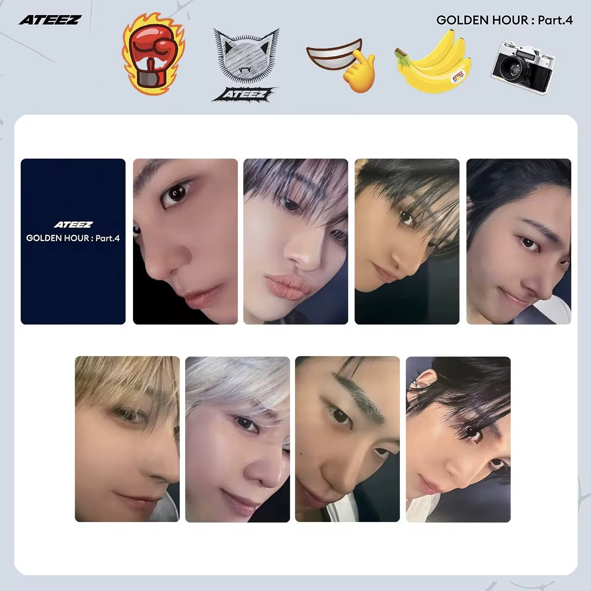 ATEEZ - GOLDEN HOUR Part. 4 Album [photocards]