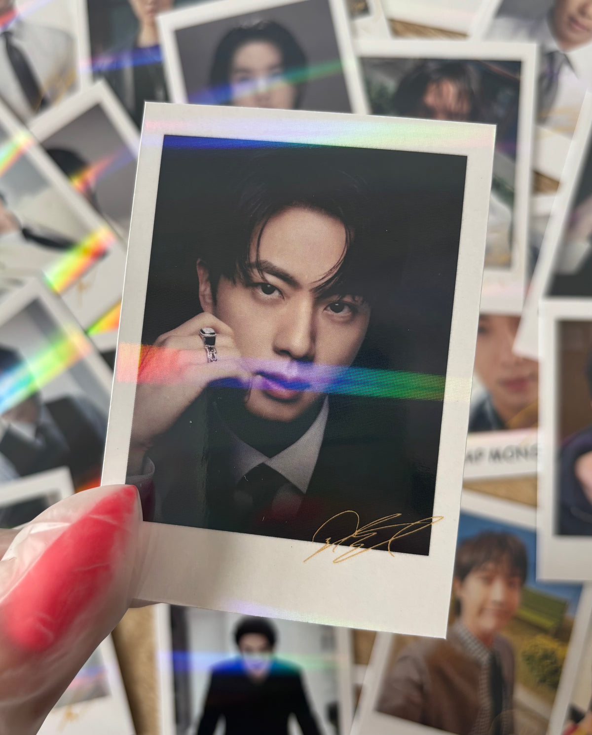 BTS Jin - Holo Polaroids