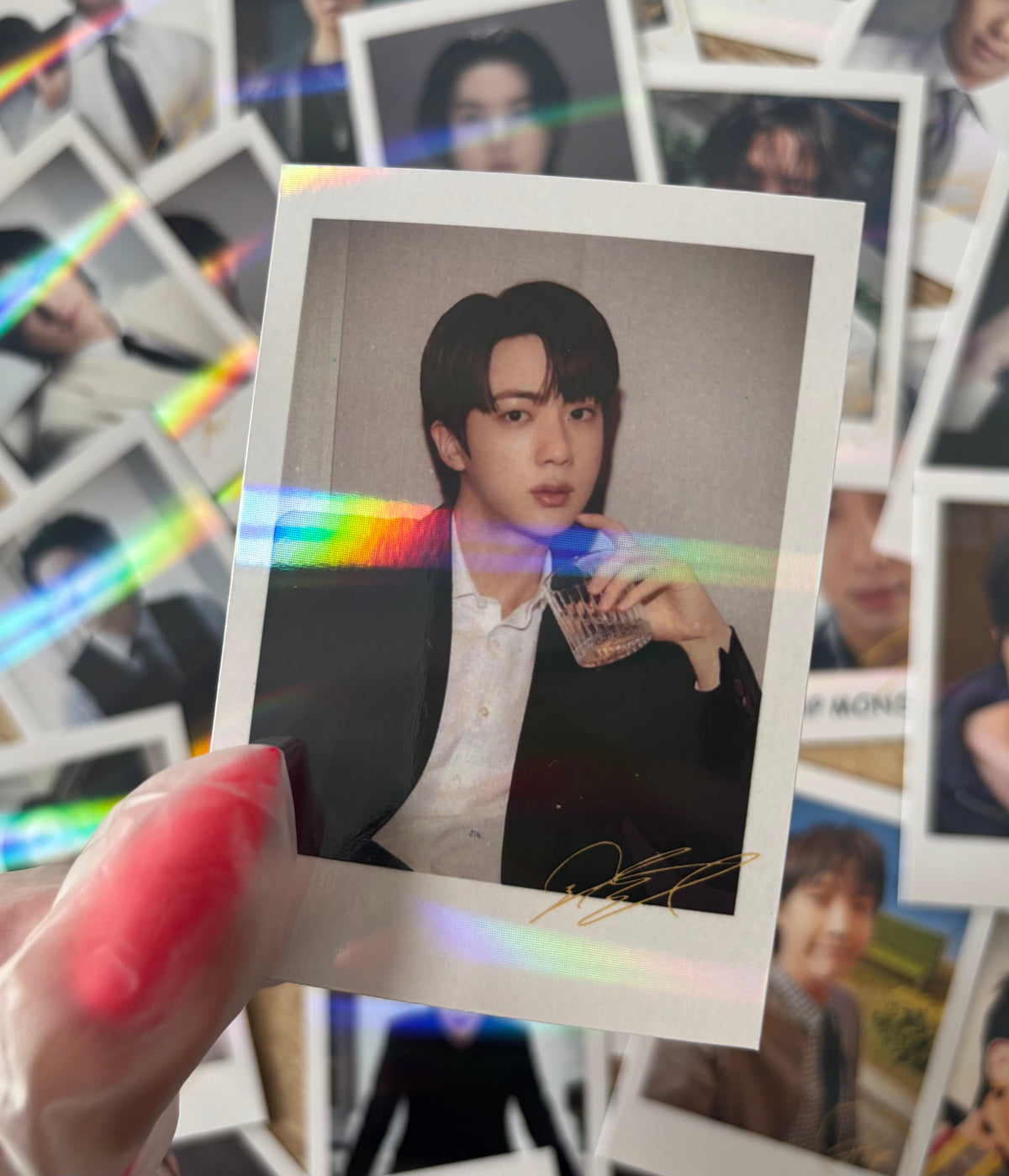 BTS Jin - Holo Polaroids