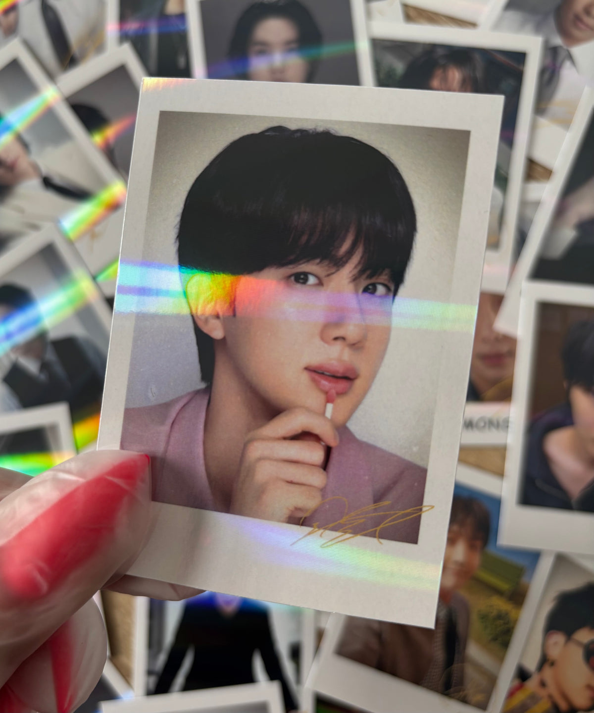 BTS Jin - Holo Polaroids