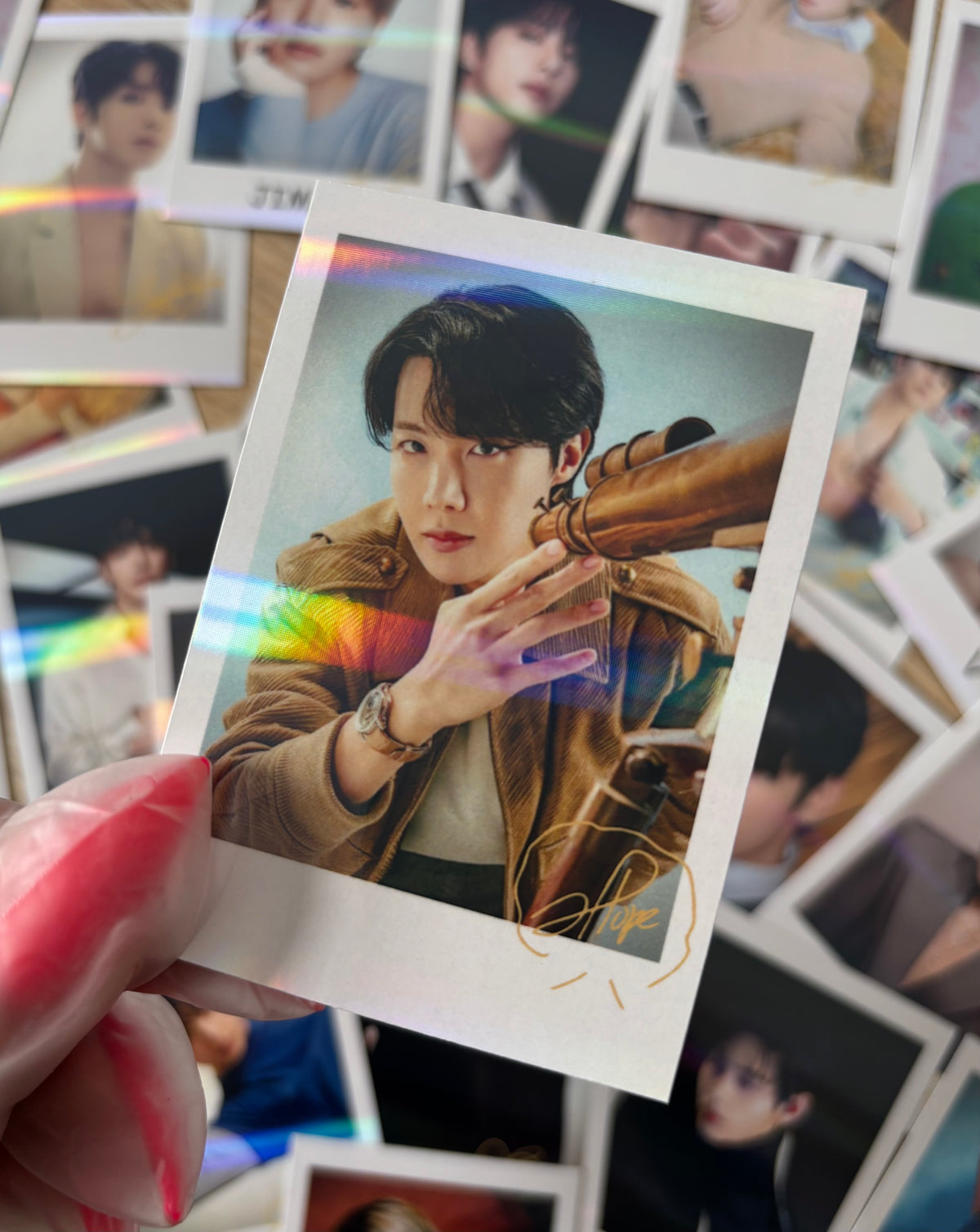 BTS J-Hope -  Holo Polaroids