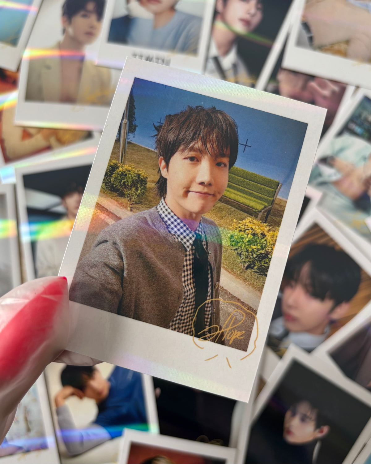 BTS J-Hope -  Holo Polaroids