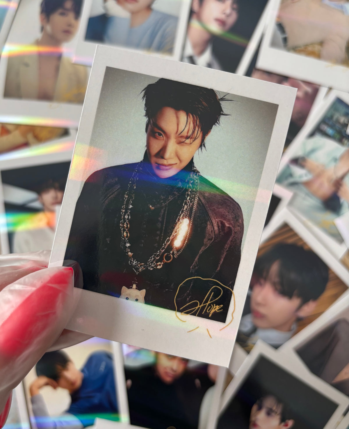 BTS J-Hope -  Holo Polaroids