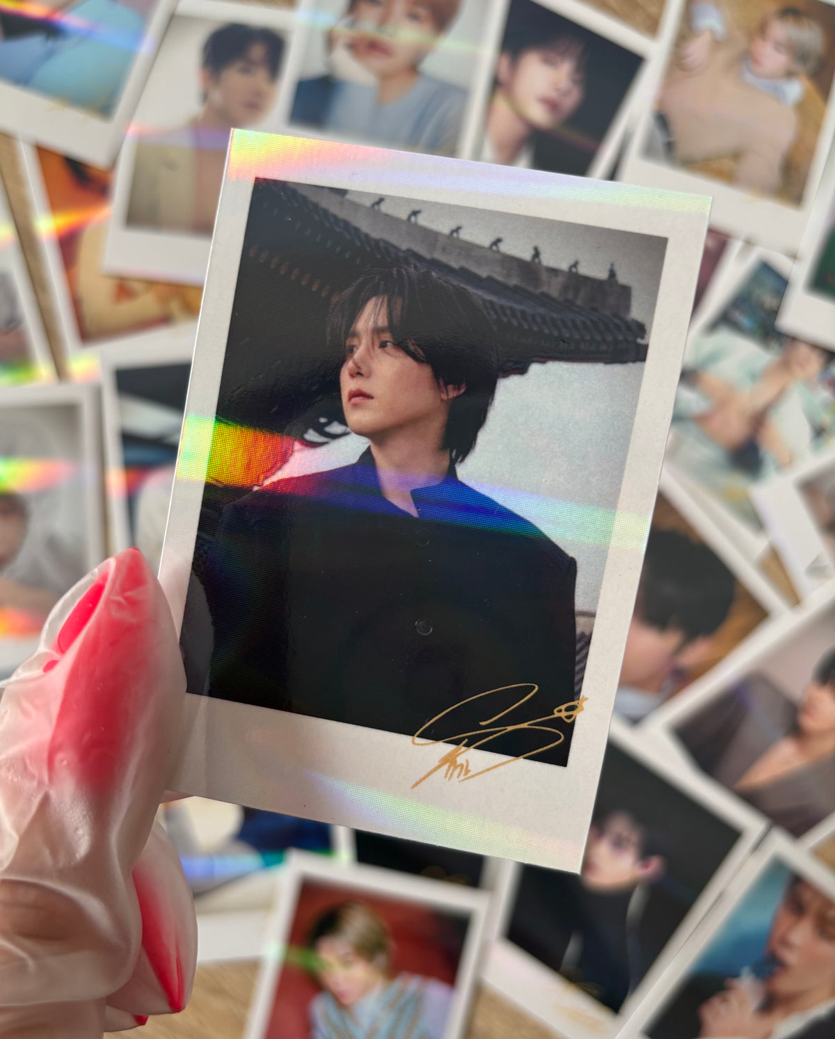 BTS Suga - Polaroids holográficas