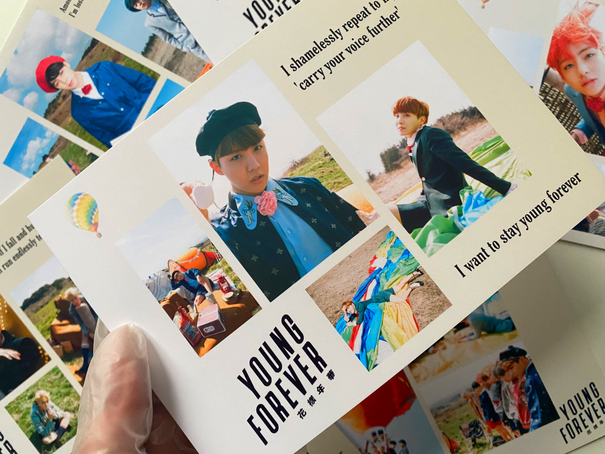 BTS – FOREVER YOUNG [projekt plakatów]
