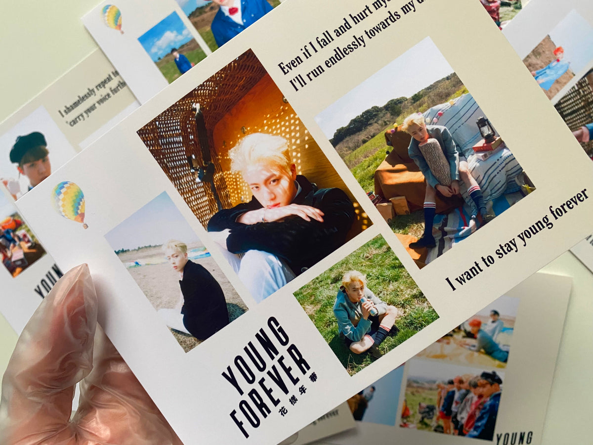 BTS – FOREVER YOUNG [projekt plakatów]