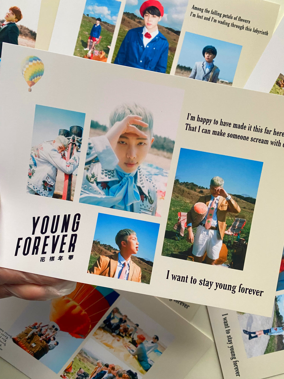 BTS – FOREVER YOUNG [projekt plakatów]