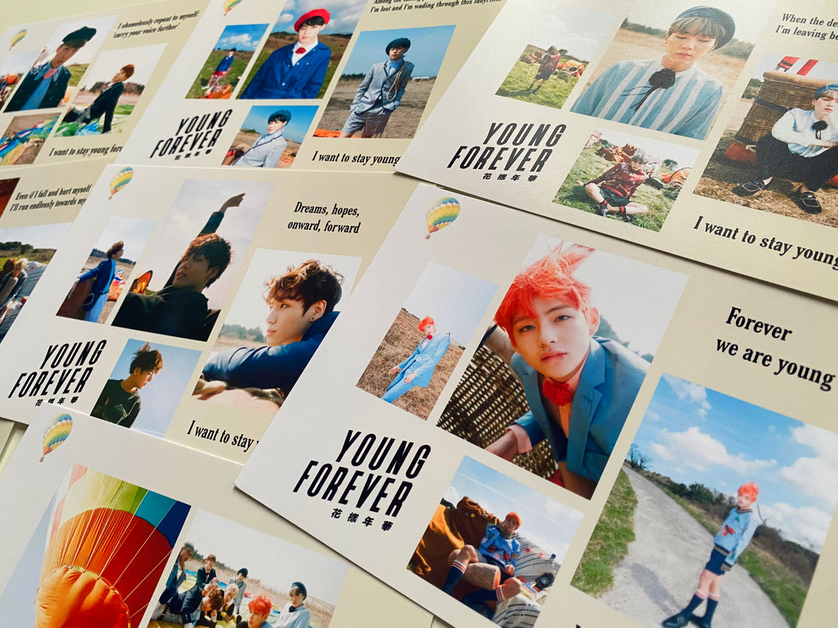 BTS – FOREVER YOUNG [projekt plakatów]
