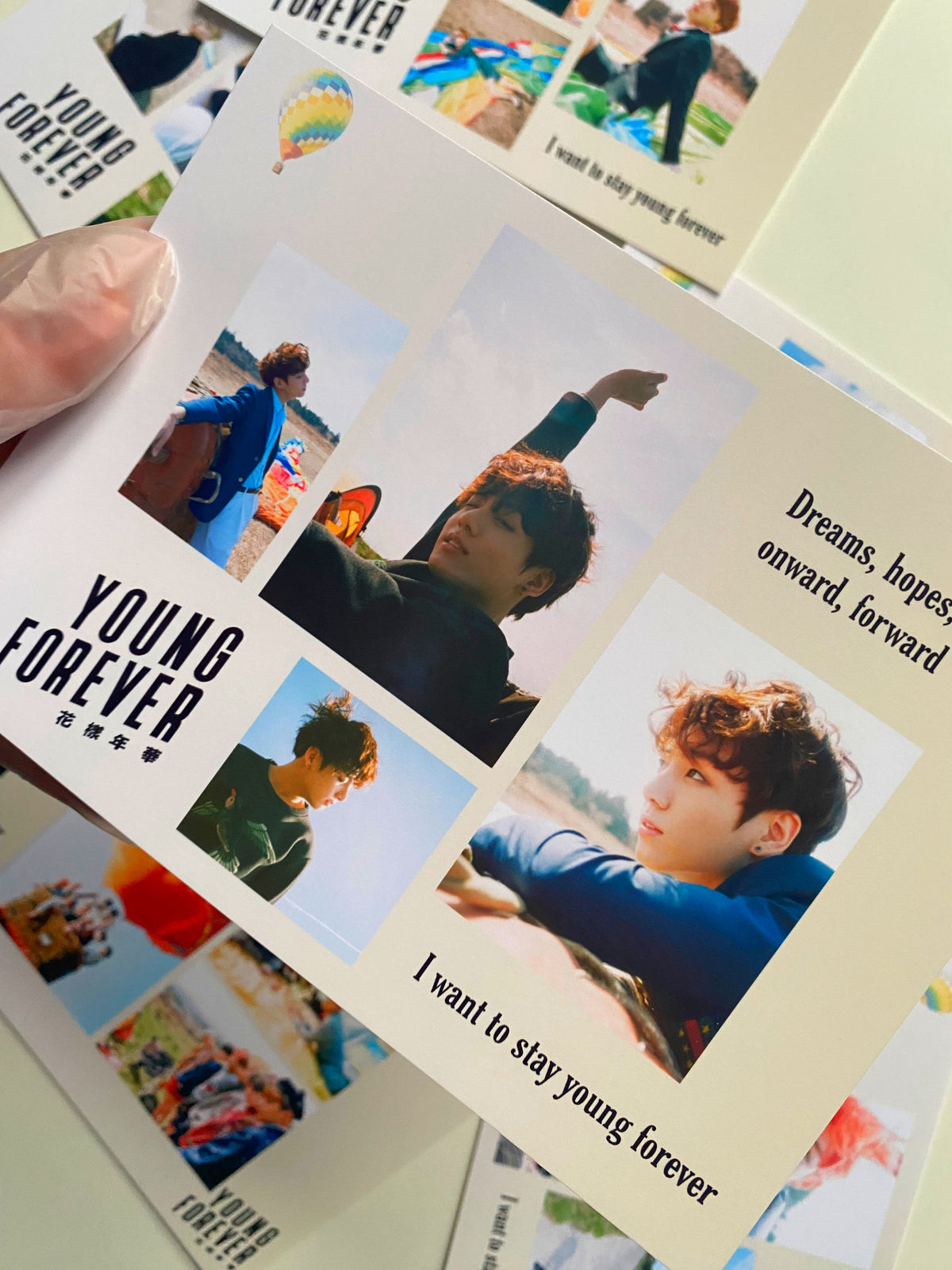 BTS – FOREVER YOUNG [projekt plakatów]