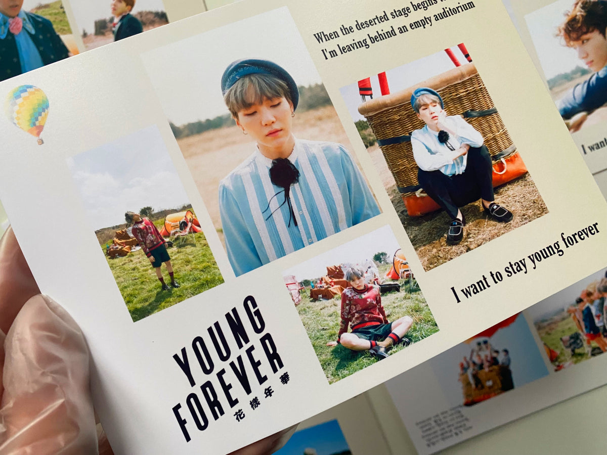 BTS – FOREVER YOUNG [projekt plakatów]