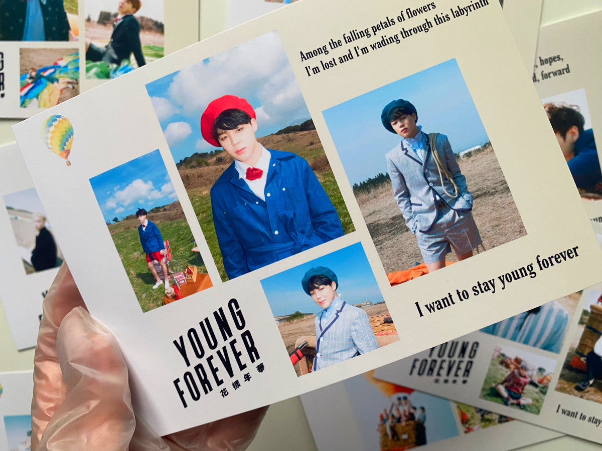 BTS – FOREVER YOUNG [projekt plakatów]