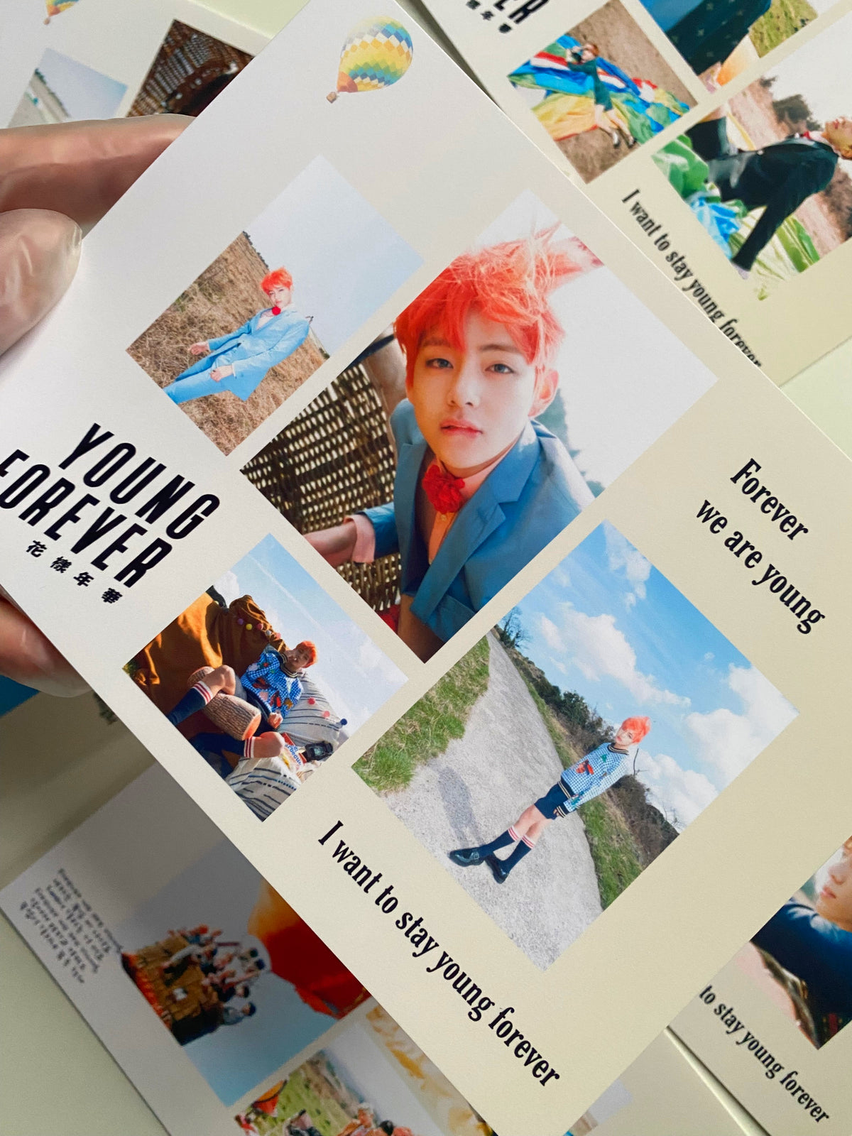BTS – FOREVER YOUNG [projekt plakatów]